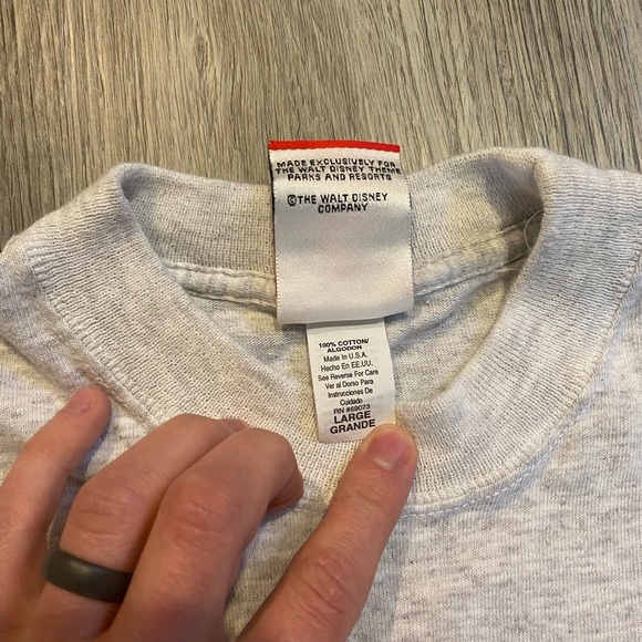 Vintage Disney Mickey Mouse Basketball Single Stitch T Shirt Size Large - Picture 6 of 6